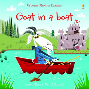 Навчання читанню, абетці: Goat in a boat [Usborne]