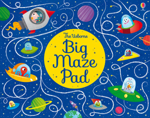 Развивающие книги: Big Maze Pad [Usborne]