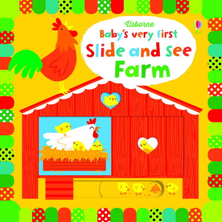 Для самых маленьких: Baby's Very First Slide and See Farm [Usborne]