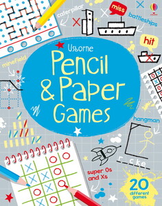 Книги с логическими заданиями: Pencil and paper games [Usborne]