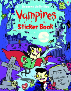Книги для детей: Vampires Sticker book