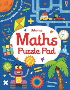 Книги для дітей: Maths puzzle pad [Usborne]
