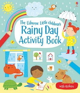 Книги з логічними завданнями: Little Children's Rainy Day Activity book [Usborne]