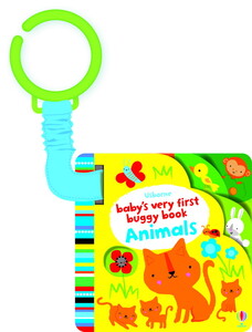 Книги для дітей: Baby's very first buggy book Animals [Usborne]