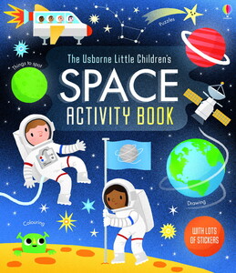Книги з логічними завданнями: Little Children's Space Activity Book [Usborne]