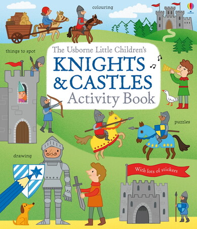 Книги для дітей: Little Children's Knights and Castles Activity Book