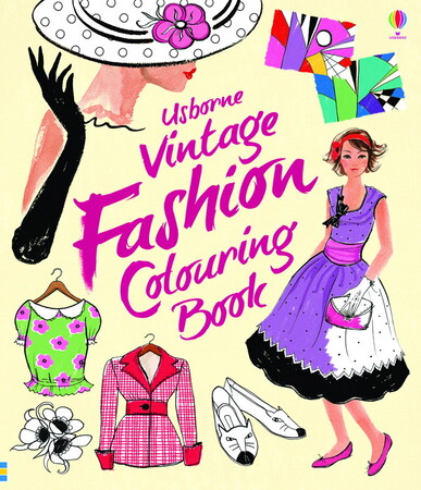 Книги для дітей: Vintage Fashion Colouring Book