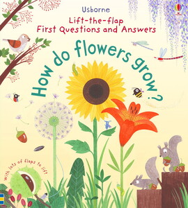 Книги для детей: Lift-the-flap First Questions and Answers How do flowers grow? [Usborne]