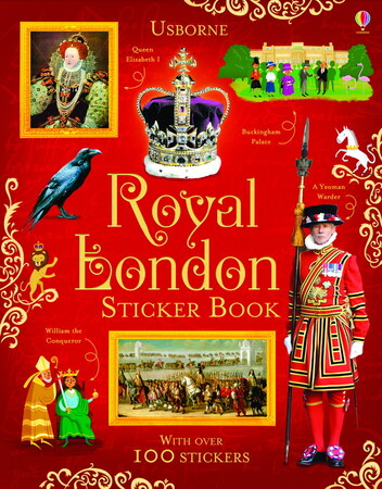 Для молодшого шкільного віку: Royal London Sticker Book