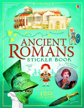 Для младшего школьного возраста: Ancient Romans Sticker Book [Usborne]