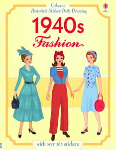 Альбоми з наклейками: Historical Sticker Dolly Dressing 1940s Fashion