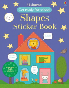 Альбоми з наклейками: Get ready for school shapes sticker book