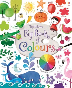 Книги для детей: Big Book of Colours [Usborne]