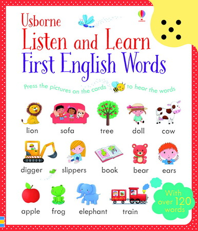 Музичні книги: Listen and Learn First English Words [Usborne]