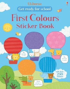 Альбомы с наклейками: Get ready for school first colours sticker book