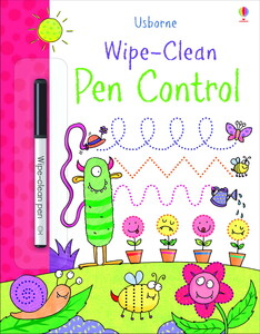 Обучение письму: Wipe-clean Pen Control [Usborne]