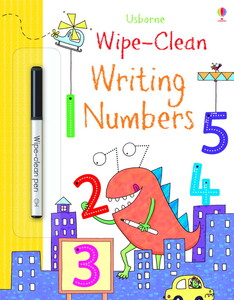 Развивающие книги: Wipe-clean writing numbers