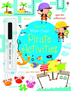 Книги для детей: Wipe-clean Pirate Activities