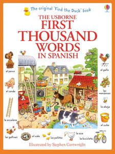 Обучение чтению, азбуке: First thousand words in Spanish [Usborne]