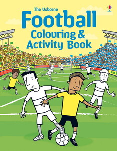 Підбірка книг: Football colouring and activity book [Usborne]