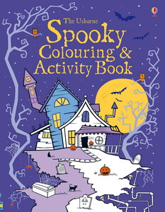 Книги для дітей: Spooky colouring and activity book