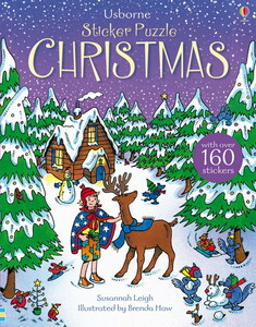 Альбомы с наклейками: Sticker puzzle Christmas