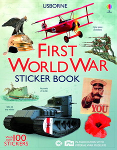 Альбомы с наклейками: First World War Sticker Book [Usborne]