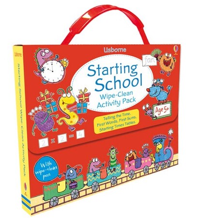 Книги для дітей: Starting school wipe-clean activity pack