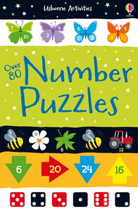 Розвивальні книги: Over 80 number puzzles