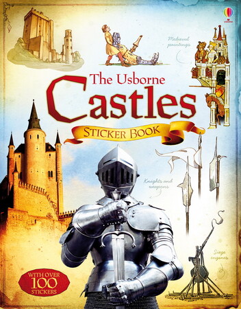 Для молодшого шкільного віку: Castles Sticker Book