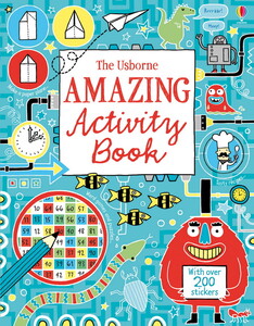 Книги для дітей: The Usborne amazing activity book