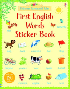 Альбомы с наклейками: Farmyard Tales First English Words Sticker Book