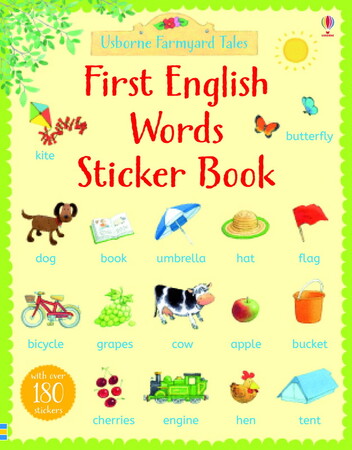 Для молодшого шкільного віку: Farmyard Tales First English Words Sticker Book