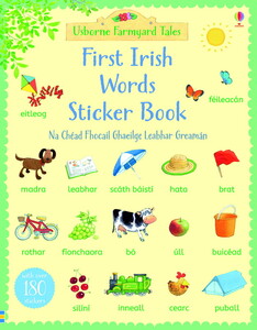 Творчество и досуг: First Irish words sticker book