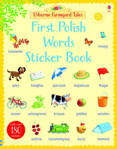 Альбоми з наклейками: First Polish words sticker book