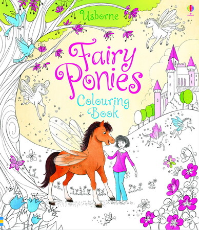 Книги для дітей: Fairy Ponies Colouring Book