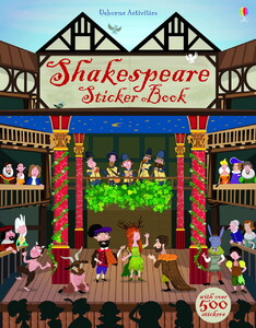 Книги для детей: Shakespeare Sticker Book [Usborne]