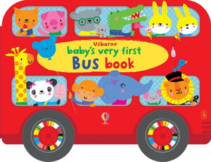 С подвижными элементами: Baby's very first bus book [Usborne]
