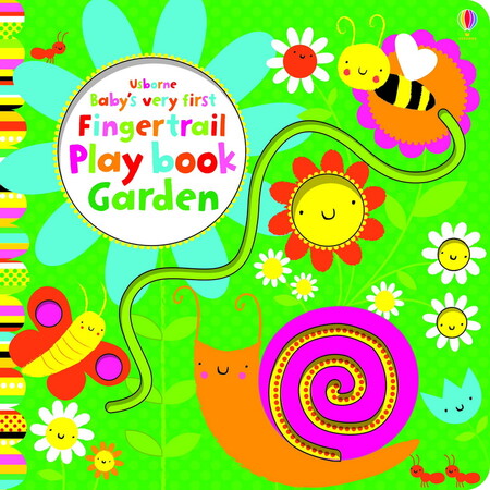 Для самых маленьких: Baby's Very First Fingertrails Play Book Garden [Usborne]