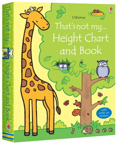 Книги для детей: That’s not my… height chart and book [Usborne]