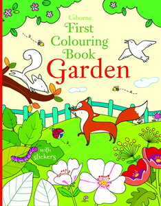 Изучение цветов и форм: First Colouring Book Garden