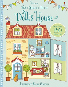 Альбоми з наклейками: First Sticker Book Doll's House [Usborne]