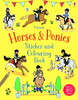 Horses & Ponies Sticker and Colouring Book [Usborne]