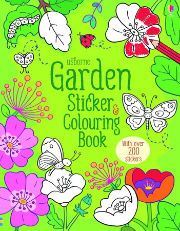 Альбоми з наклейками: Garden Sticker and Colouring Book