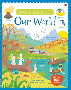 Альбоми з наклейками: My first book about our world [Usborne]