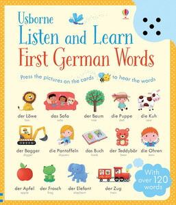 Обучение чтению, азбуке: Listen and Learn First German Words [Usborne]