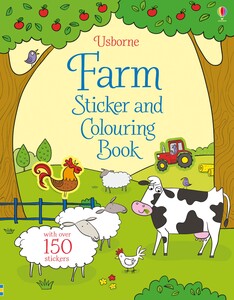 Творчество и досуг: Farm sticker and colouring book