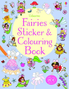Про принцес: Fairies Sticker & Colouring Book
