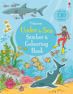 Альбоми з наклейками: Under the sea sticker and colouring book