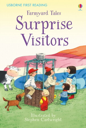 Книги про животных: Farmyard Tales Surprise Visitors [Usborne]